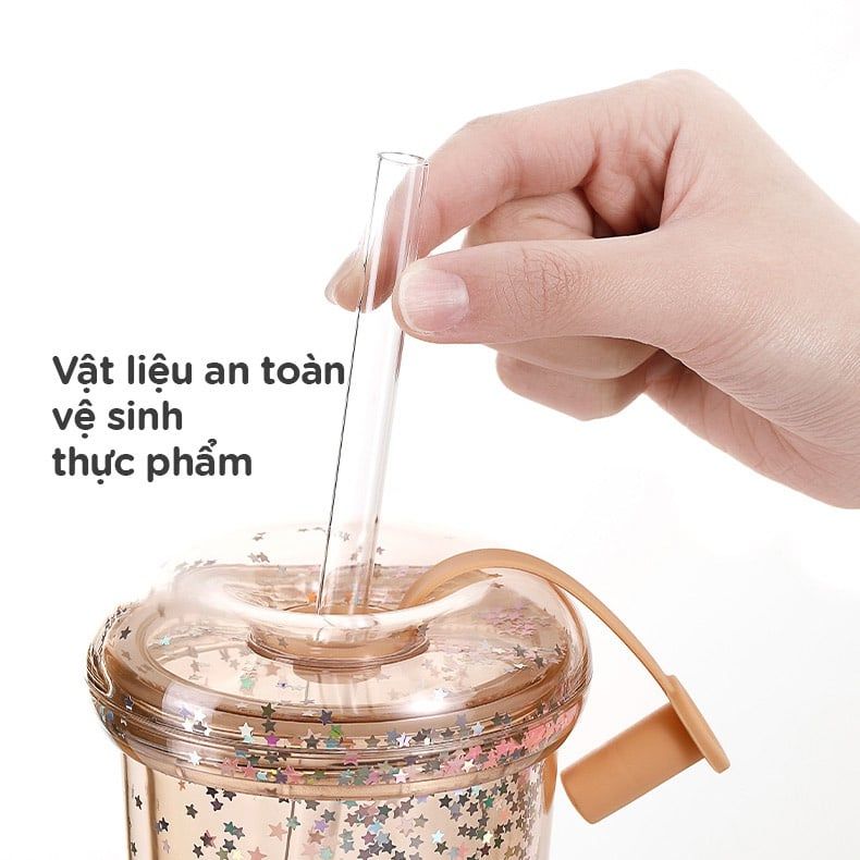  Donut series - Ly có ống hút FSLSH-224 