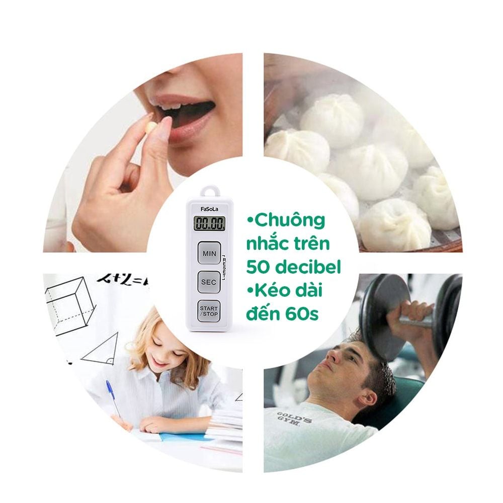  Bộ hẹn, đếm thời gian mini Fasola FSLRY-222 