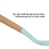 Bộ đồ dùng nấu Silicon ăn tay cầm gỗ FSLSH-121 