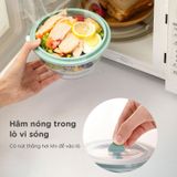  Tô sillicone gấp gọn cách nhiệt dùng được trong lò vi sóng FSLSH-195 