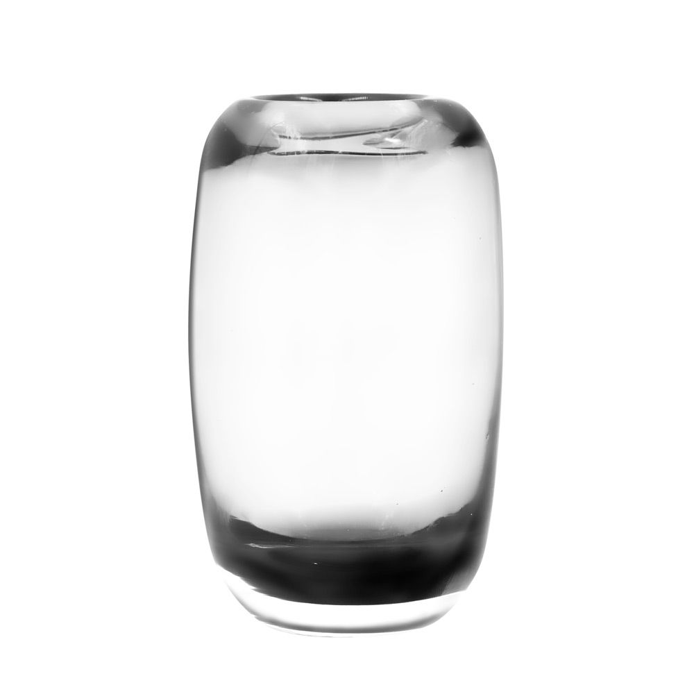  [FaSoLa] Bình thủy tinh thủ công Yên Vũ Sa Châu màu xám khói FSLFL-159 