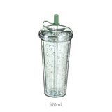  Donut series - Ly có ống hút FSLSH-224 