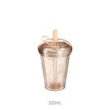  Donut series - Ly có ống hút FSLSH-224 