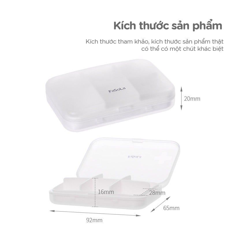  Hộp chia thuốc bỏ túi (6 ngăn) FSLYF-033 