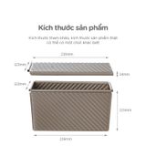  Khuôn nướng bánh mì chống dính 450g có nắp FSLDZ-225 