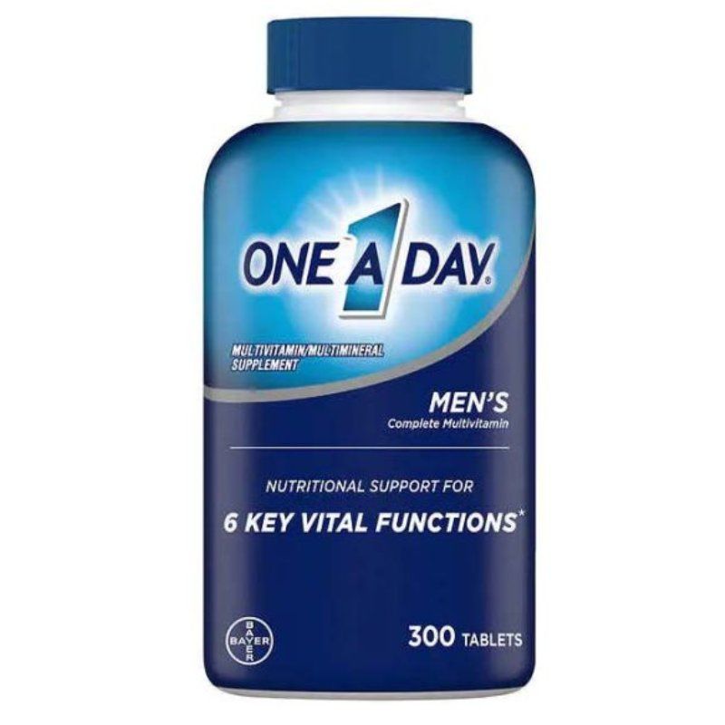 Vitamin tổng hợp cho nam dưới 50 tuổi One A Day Men's 300 viên Mỹ