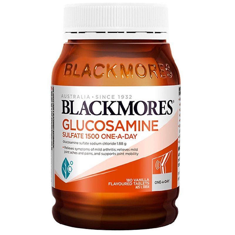 Viên uống bổ xương khớp Blackmores Glucosamine Sulfate 1500mg One-A-Day 180 viên của Úc