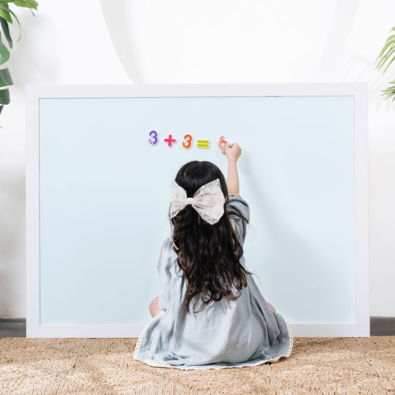 Bảng màu Hàn Quốc Pastel Board, bảng vẽ trẻ em cao cấp, bảng từ tính cho bé tập viết (Kèm quà)