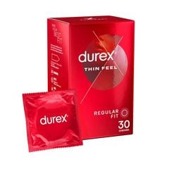 Bao cao su Durex Fetherlite siêu mỏng, loại trơn, hộp 30 chiếc nội địa Úc [CHE TÊN KÍN ĐÁO KHI GIAO HÀNG]