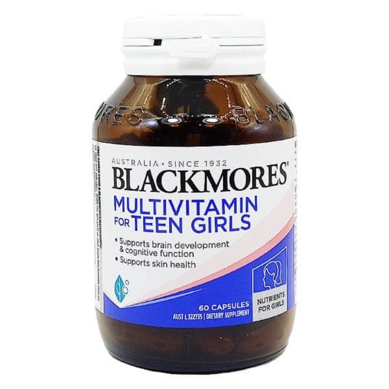 Vitamin tổng hợp Blackmores Multivitamin for Teen Girls 60 viên cho bé gái của Úc