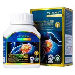 Bổ xương khớp Vitatree Glucosamine 1500 Plus Shark Cartilage 100 viên Úc