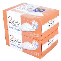 Bông tẩy trang 2Way Cotton Labo Nhật Bản (Set 2 hộp x 80 miếng)