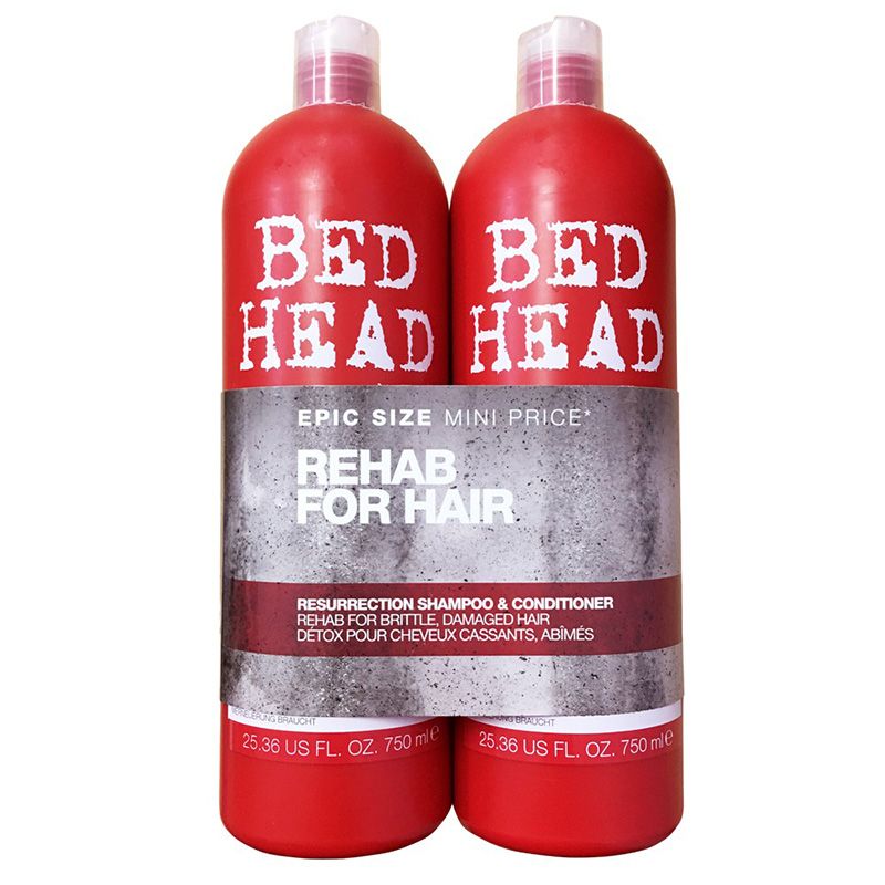 cặp dầu gội xả tigi đỏ bed head 750ml mỹ