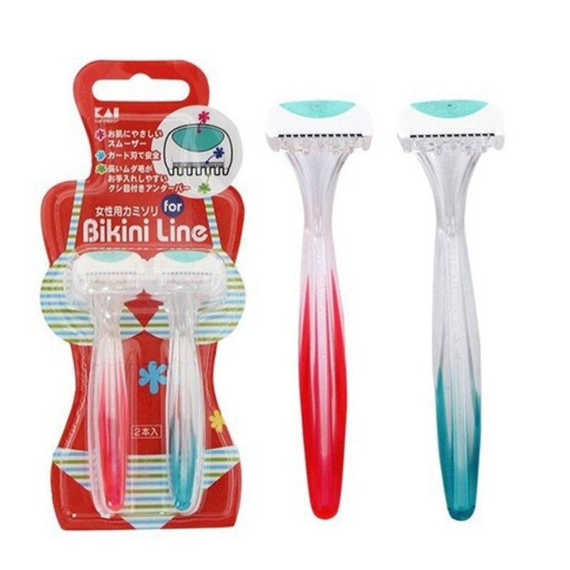 Dao cạo Bikini Kai Razor for Bikini Line Nhật (Set 2 dao)