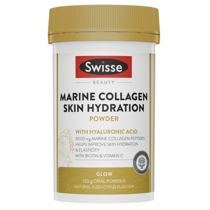 Bột collagen thủy phân Swisse Marine Collagen Skin Hydration Powder 120g Úc