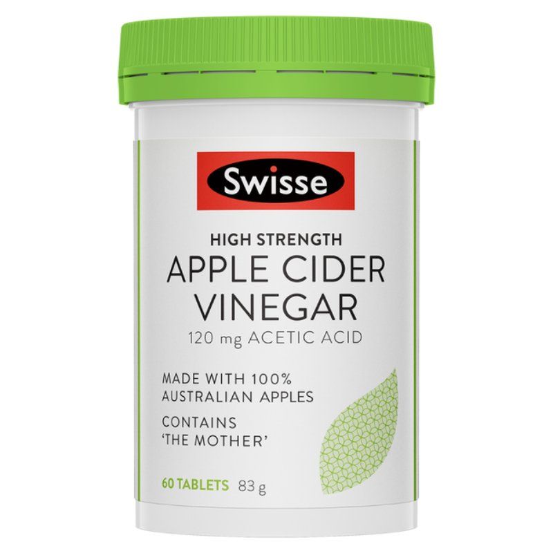 Viên giấm táo giảm cân Swisse Apple Cider Vinegar Úc 60 viên