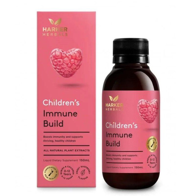 Siro tăng đề kháng Children's Immune Build Harker 150ml cho bé từ sơ sinh