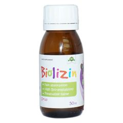 Kẽm Biolizin 50ml bổ sung kẽm hữu cơ chuẩn châu Âu, giá tốt