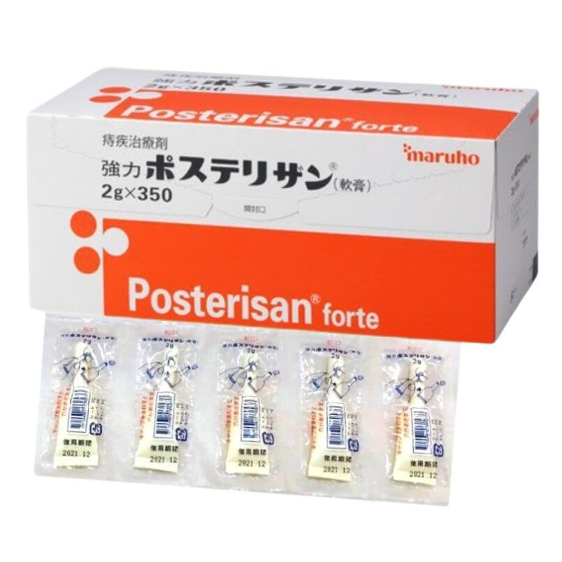 Kem bôi trĩ Posterisan Forte Nhật Bản vỉ 5 tuýp x 2g