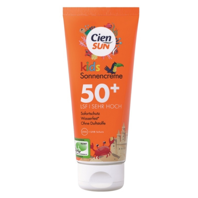 Kem chống nắng cho bé Cien Sun for Kids SPF 50+ 100ml nội địa Đức