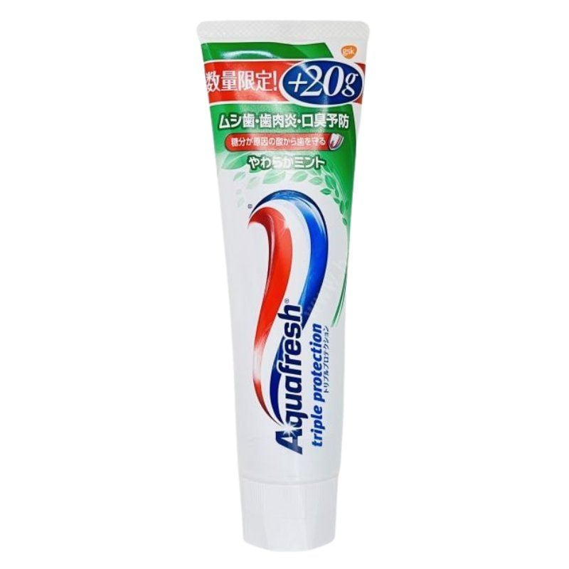 Kem đánh răng Aquafresh Triple Protection 140g +20g nội địa Nhật