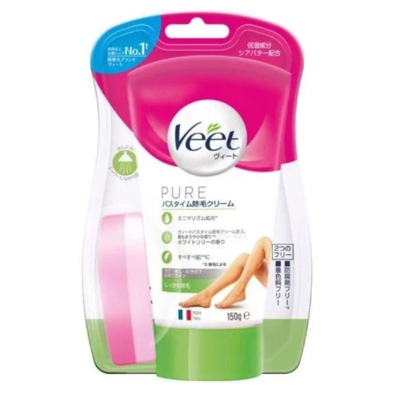 Kem tẩy lông Veet Pure xanh lá Nhật Bản 150gr sạch sâu, dưỡng da
