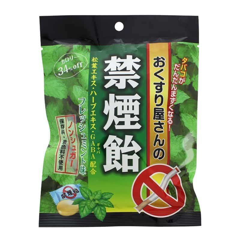 Kẹo cai thuốc lá Nhật Bản Smokeless gói 70g từ thảo mộc thiên nhiên