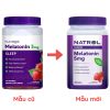 Kẹo dẻo ngủ ngon Natrol Melatonin Gummies 5mg 180 viên Mỹ vị dâu mẫu mới