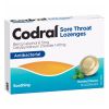 Kẹo ngậm ho Úc Codral Sore Throat Lozenge vị bạc hà 16 viên