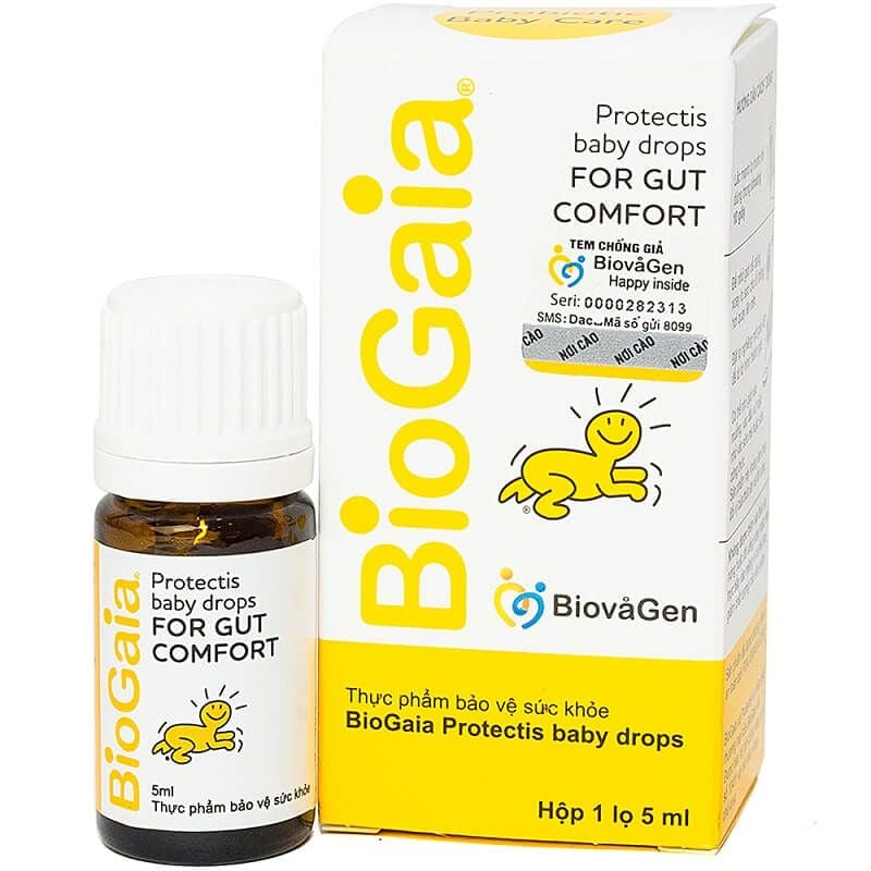 Men vi sinh BioGaia Protectis Baby Drops lọ 5ml cho trẻ sơ sinh nhập khẩu Thụy Điển