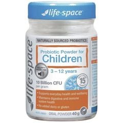 Men vi sinh Life Space Probiotic Powder For Children (bé 3-12 tuổi) của Úc 40g/ 60g