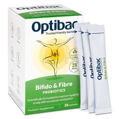 Men vi sinh Optibac Probiotics xanh lá (30 gói) trị táo bón cho bé từ 1 tuổi của Anh