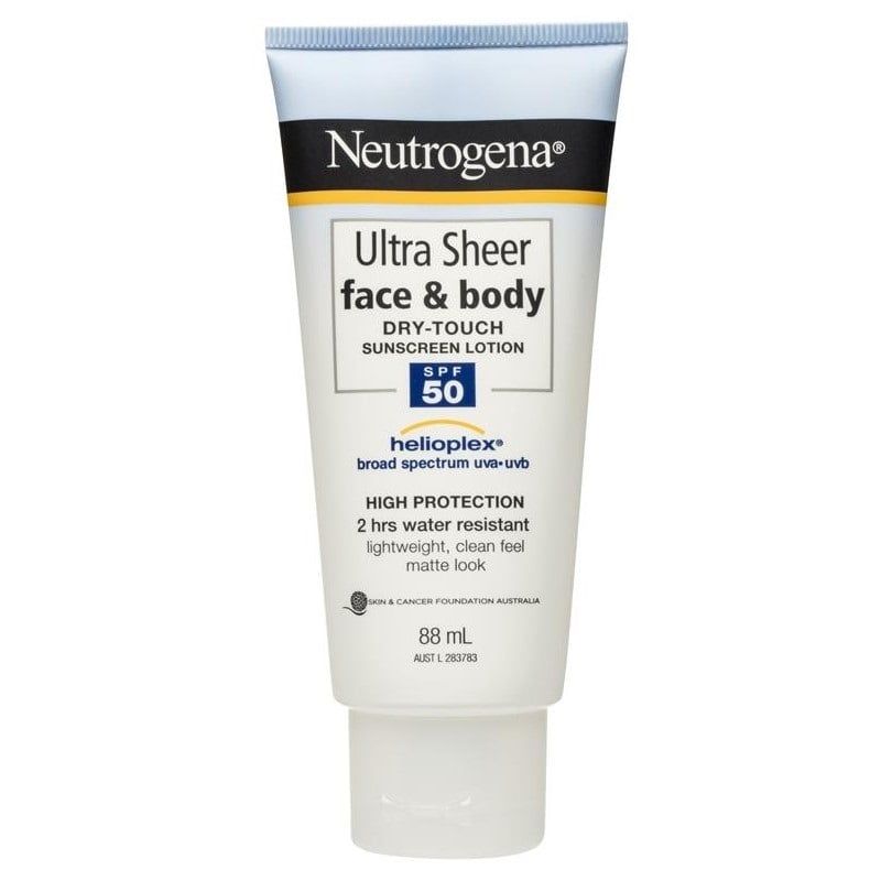 Kem chống nắng Neutrogena Ultra Sheer Face & Body Dry Touch SPF50 88ml (Mặt & Cơ thể)
