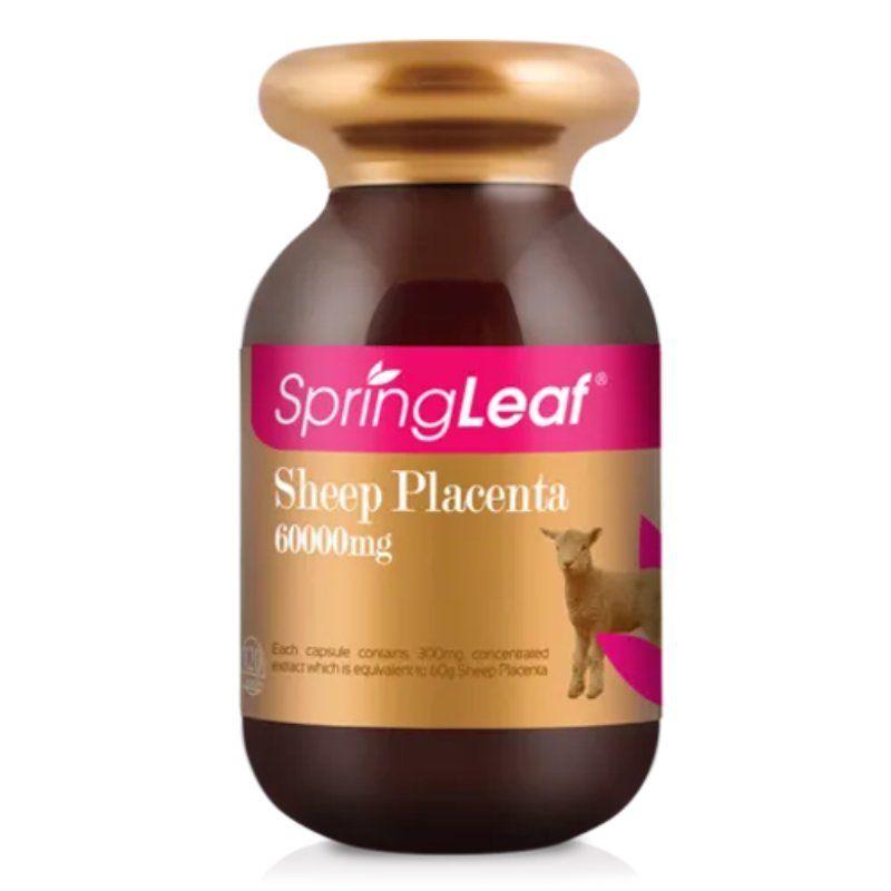 Nhau thai cừu Spring Leaf Sheep Placenta 60000mg 120 viên Úc