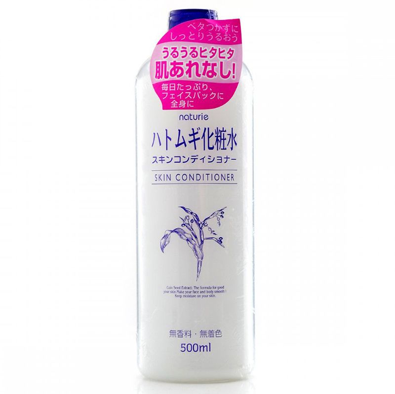 nước hoa hồng ý dĩ naturie hatomugi 500ml nhật bản