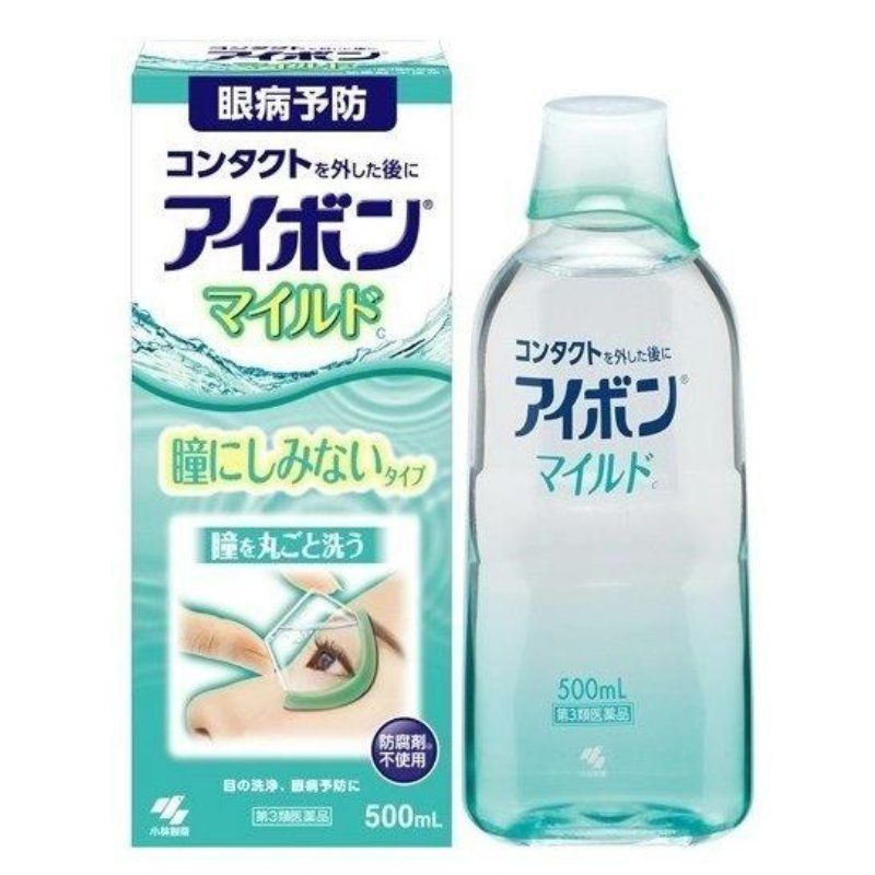 Nước rửa mắt Eyebon W Vitamin Kobayashi Nhật Bản 500ml
