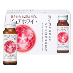 Nước uống trắng da Pure White Shiseido Nhật Bản (10 chai x 50ml)