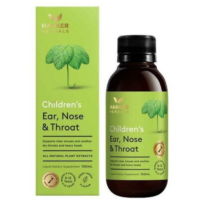 Siro tai mũi họng Harker xanh lá Children's Ear, Nose & Throat 150ml New Zealand