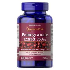Viên uống tinh chất lựu Puritan's Pride Pomegranate Extract 250mg 120 viên Mỹ chống nắng trắng da