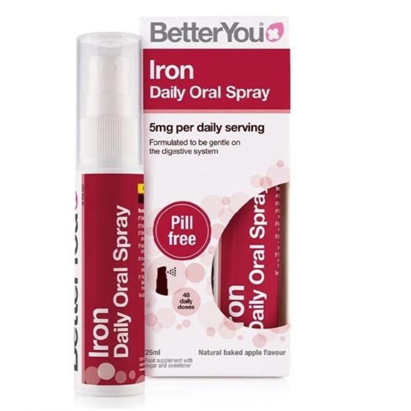 Sắt xịt Better You Iron Daily Oral Spray 25ml của Anh (bé 1 tuổi+)