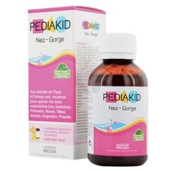 Siro Pediakid Nez-Gorge 125ml tăng đề kháng mũi họng cho bé từ 6 tháng tuổi của Pháp