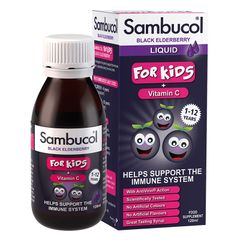 Siro Sambucol for Kids Black Elderberry + Vitamin C 120ml Anh tăng sức đề kháng cho bé từ 1-12 tuổi