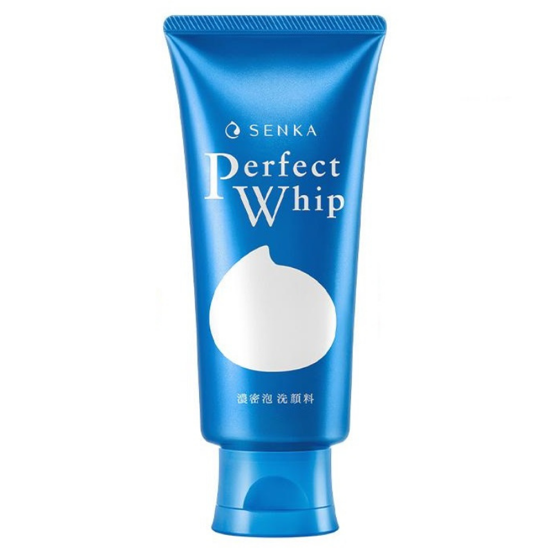 Sữa rửa mặt tạo bọt Senka Perfect Whip 120g chiết xuất tơ tằm trắng