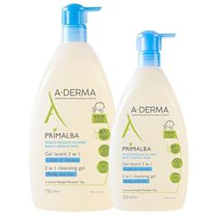 Sữa tắm gội cho bé A-derma Primalba Cleansing Gel Pháp cho bé từ sơ sinh