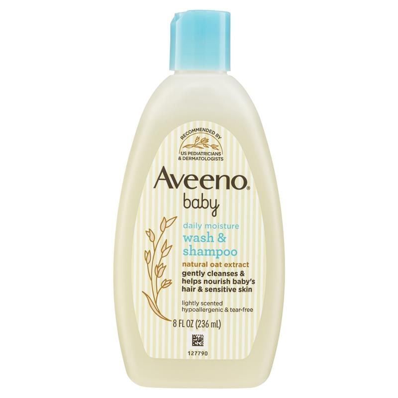 Sữa tắm gội cho bé của Úc Aveeno Baby Daily Moisture Lightly Scented Wash & Shampoo 236ml