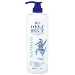 Sữa tắm ý dĩ Hatomugi Moisturizing Washing 800ml Nhật Bản dưỡng ẩm trắng da