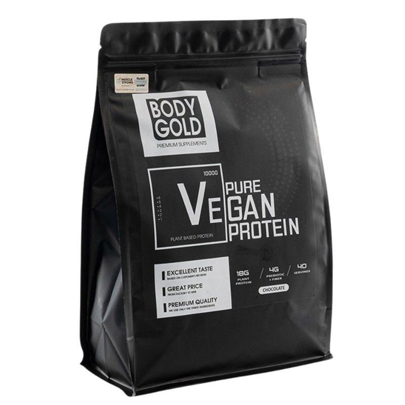 Sữa thực vật Pure Vegan Protein Body Gold 1kg tăng cân tăng cơ