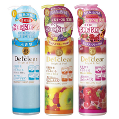 Gel tẩy tế bào chết Detclear Bright & Peel 180ml Meishoku Nhật Bản