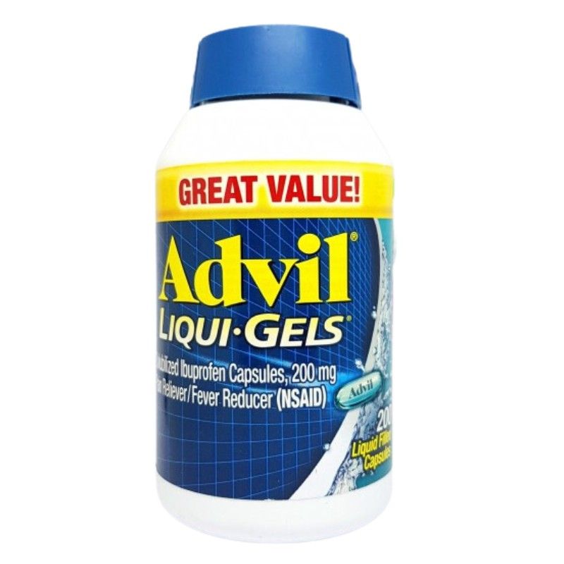 Viên giảm đau sốt Advil Liqui Gels 200mg 120 viên của Mỹ