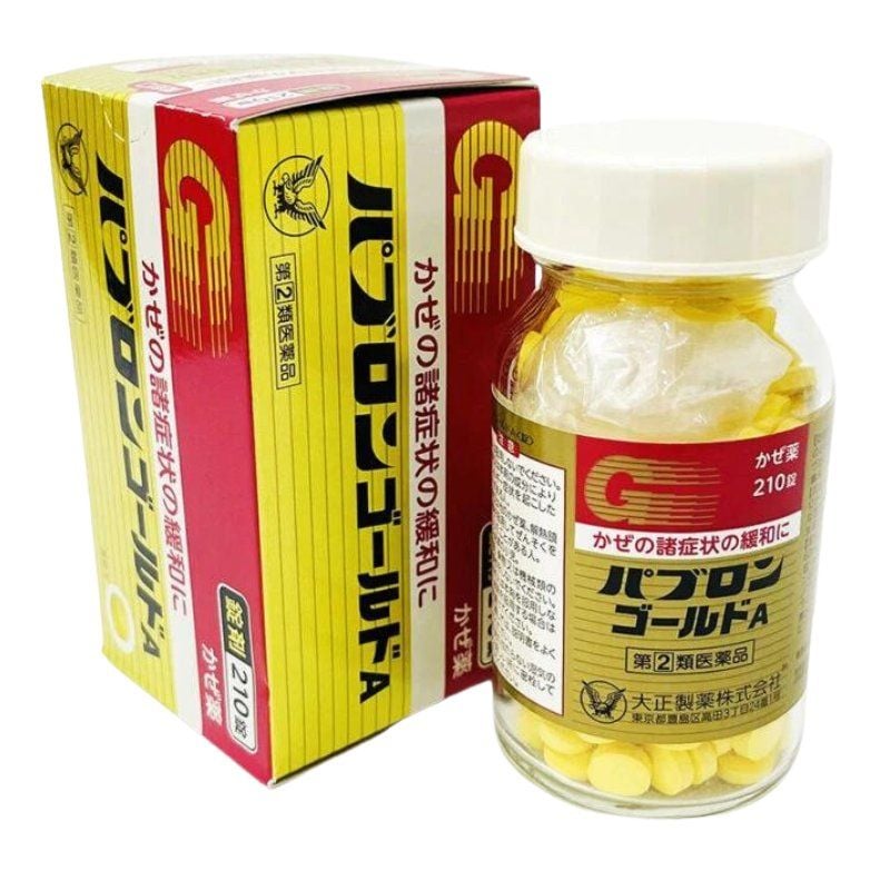 Viên trị cảm cúm Taisho Pabron Gold A 210 viên Nhật Bản